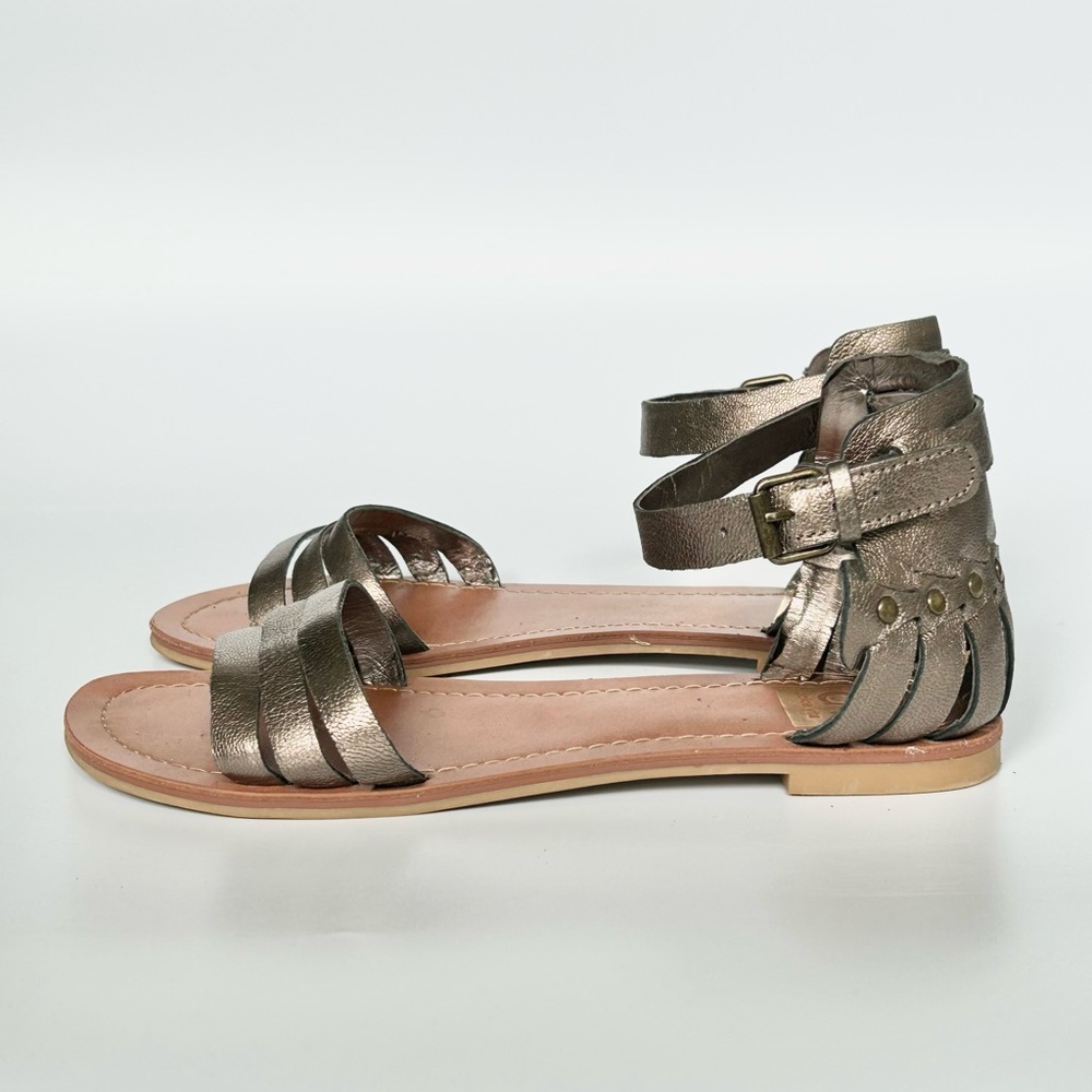 Dolce Vita Flat Bronze Sandals